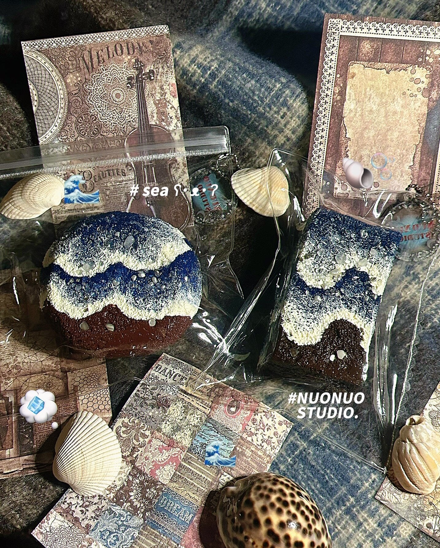受注生産]nuonuo studio ノノスタジオ海トースト スクイーズおもちゃ